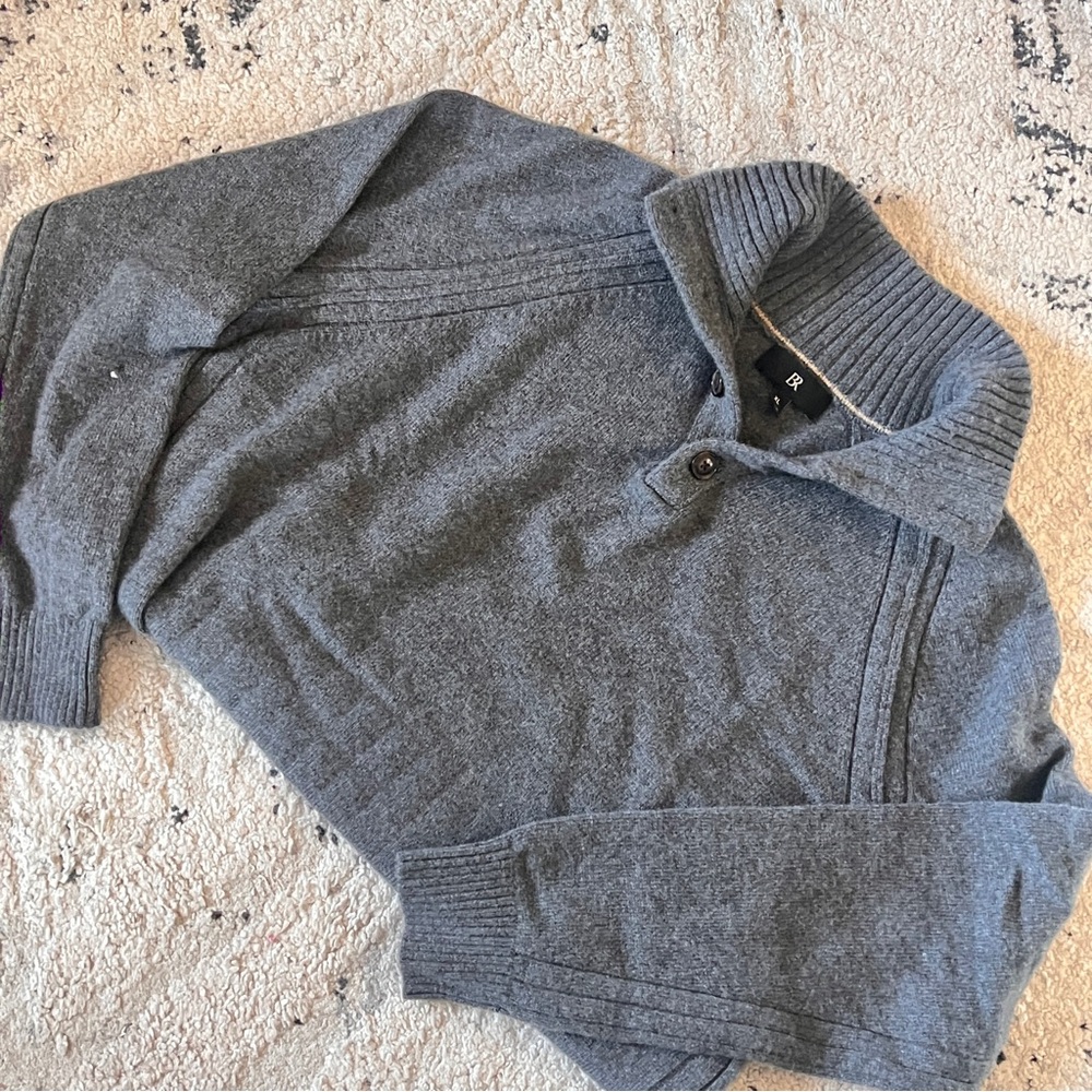 Banana Republic Charcoal Turtleneck Sweater